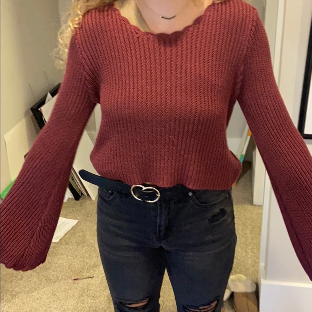 Magenta sweater